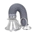 thumbnail image 2 of HILABEE Tuyau d'Extracteur de Fumée Réglable Flexible pour Atelier Industriel Bricolage Soudage 65 mm, 2 of 9
