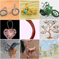 thumbnail image 3 of Aluminum Wire Thickness Bendable Wires Bike Crafts DIY Accessories Easy to Use Handy Installation Durability Rust-proof for Crafts DIY bronze-coloured, 3 of 8