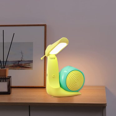 Chmadoxn Desk Lamp Snail Small Desk Lamp Folding Cute Night Light USB Rechargeable Portable Small Desk Lamp desk lamp