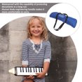 thumbnail image 4 of 1Pack Blue 32-Key Melodica Bag Waterproof PP Material For Office Work And Study 17.32X5.51X2.36In, 4 of 8