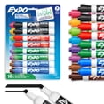 thumbnail image 1 of EXPO Dry Erase Markers, Low Odour Ink, Chisel Tip, Assorted Colours, 16 Count, 1 of 11