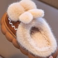 thumbnail image 3 of Pantoufles pour Fille Ohufall Hiver Enfants Ajout Peluche Antidérapantes Gardent au Chaud Pantoufles de Maison, 3 of 6