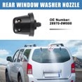 thumbnail image 2 of Unique Bargains Rear Windshield Window Washer Nozzle Assembly No.28970-0W000 for Nissan Pathfinder, 2 of 7