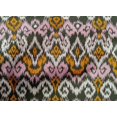 thumbnail image 4 of oneOone Cotton Poplin Fabric Diamond & Swirl Ikat Print Sewing Fabric BTY 42 Inch Wide, 4 of 4