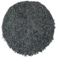 thumbnail image 1 of Safavieh Shag Tapis en Cuir Gris - Rond 4 Pieds, 1 of 1