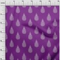 thumbnail image 2 of oneOone Viscose Chiffon Fabric Paisley Block Print Fabric By Yard 42 Inch Wide, 2 of 4