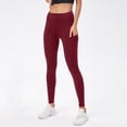 thumbnail image 2 of Timegard Womens Leggings Stretch Skinny Comfy Workout Running Yoga Pant Tights with Pockets Solid Color, 2 of 3
