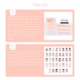 thumbnail image 3 of ziyahi False Nail Wearable Perfect Matching Simple to Wear No Irritating Odor Fake Fingernail Breathable Press Type Adjustable Paster Type 16 Type 31 F741 1Set, 3 of 6