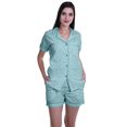 thumbnail image 1 of Moomaya Sleep Sets For Women With Shorts Pj Printed Short Sleeve Sleep Tops, 1 of 6