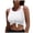 S-White, variant on Women's High Neck Cut Out Tie Knot Front Tankini Bikini Top Swimsuit Stylish Beachwear Summer Swimwear Comfortable Swim Tank Set