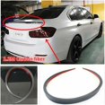 thumbnail image 1 of Universal 1.2M Car Rear Wing Lip Spoiler Tail Trunk Roof Trim Carbon Fiber Look, 1 of 8