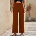 thumbnail image 2 of Birdeem Pantalon Grand Décontracté Mode Printemps et Été pour Femmes Couleur Unie Respirant Extensible Extérieur, 2 of 6