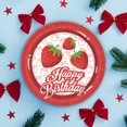 thumbnail image 1 of TIMIFIS Disposable Tableware Strawberry Party Theme Tableware Set Disposable Decorative Tableware Paper Set Kitchen Appliances, 1 of 4