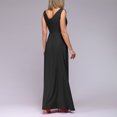 thumbnail image 3 of Gspmoly Robes d'Été, Mode Femmes Camis d'Été Sans Manches à Col en V, Taille Rétractable, Fente, Robe Formelle, Robes de Travail pour Femmes en Liquidation, 3 of 6