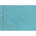 thumbnail image 1 of Ahgly Tapis Rectangulaire Lavable en Machine Intérieur Turquoise Bleu Vif, 3 Pieds x 5 Pieds, 1 of 7