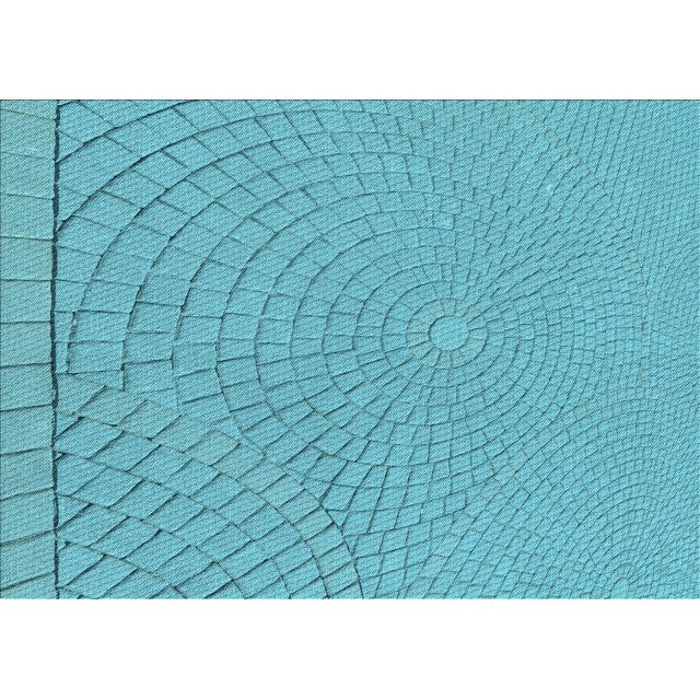 Ahgly Tapis Rectangulaire Lavable en Machine Intérieur Turquoise Bleu Vif, 3 Pieds x 5 Pieds