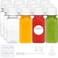 thumbnail image 1 of HAHDAXIA 12pcs 2oz Juice Bottles for Juicing, Mini Bottles, Juice Containers with Lids, Reusable Clear Bottles for Liquids, Empty Containers with Lids for Oil, Juice and Other Beverages, 1 of 7