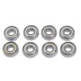 thumbnail image 1 of Almencla 3-4pack 8pcs Frictionless Abec 7 Skateboard Roller Skate Bearings Replacement 3 Pcs, 1 of 8