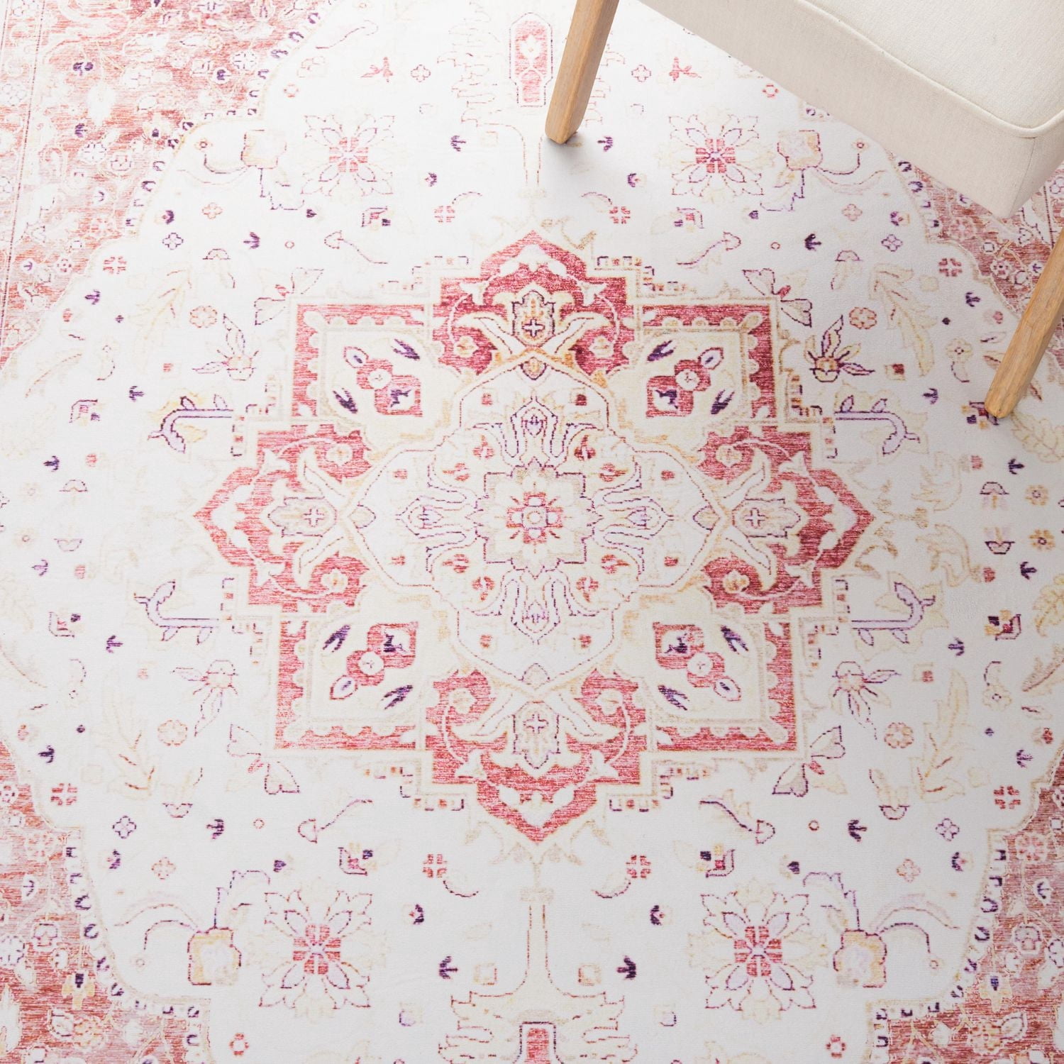 SAFAVIEH Tuscon Herbert Tapis Traditionnel Lavable en Machine