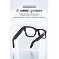 thumbnail image 2 of Tigebraver AI Smart Glasses With 8MP HD Camera & 1080P Video, AI Translator, Voice Assistant, Open‑Ear Audio, UV Protection, Anti‑Blue Light, IP65 Waterproof, Long Battery Life, 2 of 9