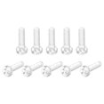 thumbnail image 1 of Unique Bargains M3x12mm Plastic Phillips Bolts PC Pan Head Machine Screws Transparent 50 Pack, 1 of 5