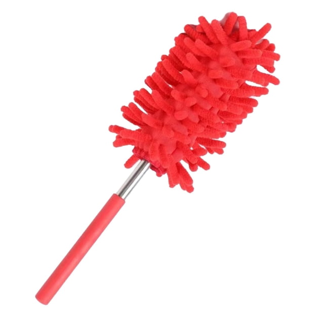 WHEANG Snowler Extendable Dusting Brush Multi Purpose Cleaning For Home And Car With Detachable And Washable Cloth Head