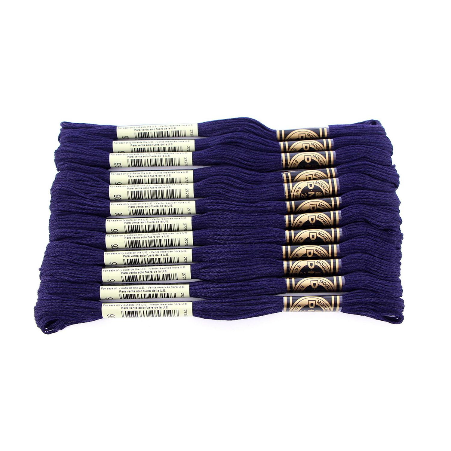 DMC 6 brins fil à broder en coton 8 m (8.7 yd) #939 Very Dark marine bleu