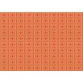 thumbnail image 1 of Ahgly Company Machine Washable Indoor Rectangle Transitional Saffron Yellow Area Rugs, 5' x 7', 1 of 7