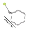 thumbnail image 3 of Stainless Steel Egg Frying Pan Nonstick Household Kitchen Tool for Heart Shaped Poached Egg Rice Design, 3 of 4