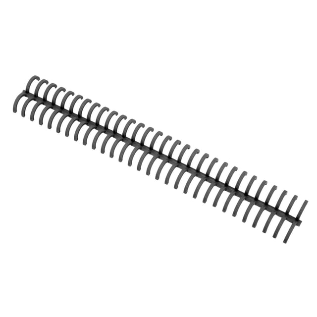 Spiral Binding Coil, Pretty Colour 10Pcs Sheet Binding Comb 130 Sheets Capacity For Page Black
