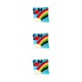 thumbnail image 1 of Transemion Creativity DIY Accessories Embroidery Pillow Kits Hypoallergenic Fabric Gift Type4 3Set, 1 of 6