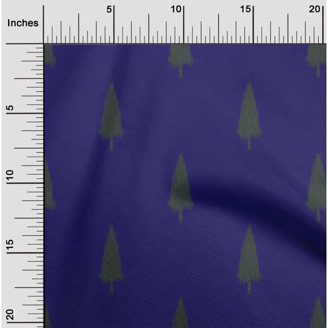 oneOone Cotton Flex Fabric Tree Ikat Fabric Prints By Yard 40 Inch Wide