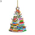 thumbnail image 1 of Hanging Pendant Merry Christmas Design Weaher Resistant Wooden Auto Crafts  Tree Decoration Festival Gift, 1 of 8