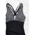 thumbnail image 4 of Womens Summer Beach Printed Zip Front One Piece Swimsuit Swimwear, 4 of 5