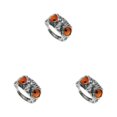 thumbnail image 3 of Youkk Retro Eye Owl Ring Durable Alloy Construction Any Occasion Smooth Line Yellow 3Set, 3 of 6