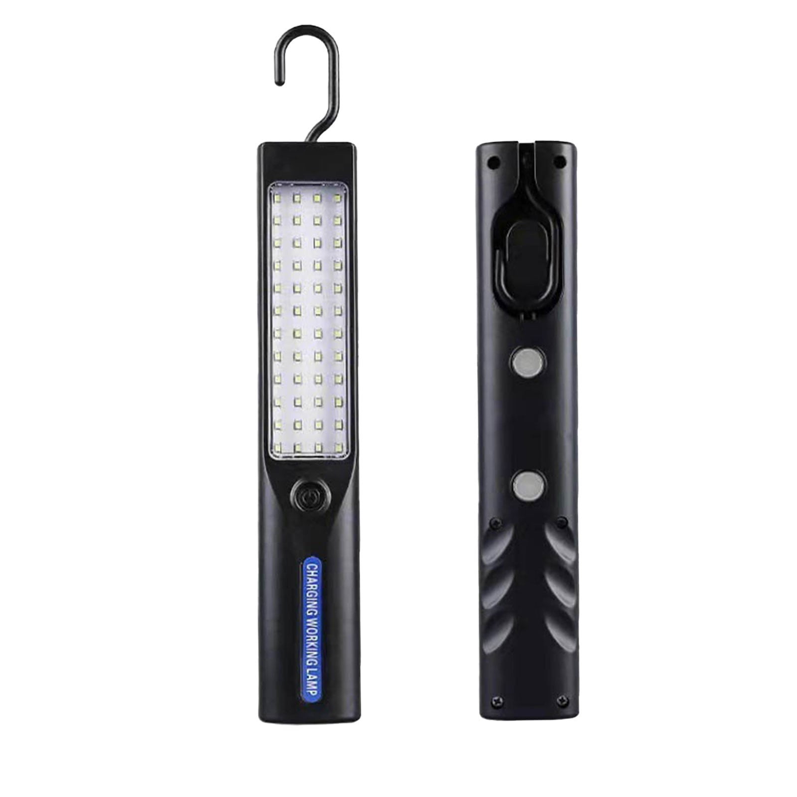 Camping Lamp Rechargeable Work Light Portable Led Multi-Use Magnetic Flashlight with Hanging Hook, Waterproof Work Flashlight for Car Repair Household Blackout and Emergency