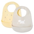 thumbnail image 1 of George Infants' Gender Inclusive Silicone Bib 2-Pack, 1 of 1
