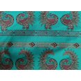 thumbnail image 4 of oneOone Cotton Cambric Fabric Peacock Block Decor Fabric Printed BTY 56 Inch Wide, 4 of 4