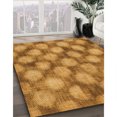 thumbnail image 3 of Ahgly Company Tapis d'Intérieur Lavable en Machine Carré Transitionnel Acajou Brun, 5 Pieds Carré, 3 of 7