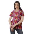 thumbnail image 2 of Moomaya Chemise Tunique Style Enveloppant pour Femmes en Coton Décontracté Col Classique Boutonné, 2 of 6