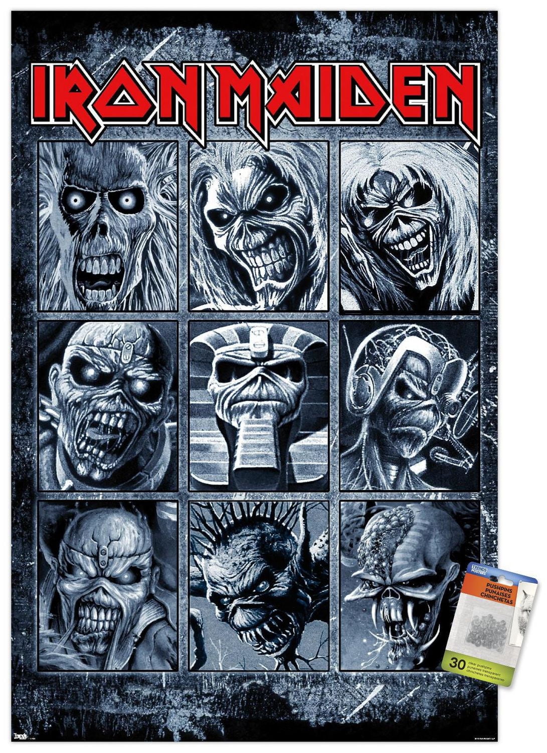 Iron Maiden - Grid Wall Poster