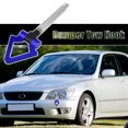 thumbnail image 2 of Unique Bargains Black Aluminum Alloy Triangle Shape Front Rear Bumper Trailer Ring Eye Towing Tow Hook Screw for Lexus IS IS250, 2 of 6