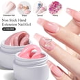 thumbnail image 3 of Nail Extension Gel Non Sticky Nail Extension Gel Kit Sculptable & Carvable Odorless /LED Extendable Gel for Acrylic Nails DIY Home Manicure, 3 of 5