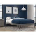 thumbnail image 1 of AFI Colorado Solid Wood Queen Bed with USB Charging Station in Gray, 1 of 7
