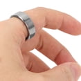 thumbnail image 3 of Smart Ring Monitor, Stainless Steel Fitness Finger Smart Health Ring with Charging Case for Sports Sleep Monitoring, 3 of 7