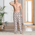 thumbnail image 2 of Sikiie Cute Baseball Print Pajama Pants Men, PJ Bottoms, Sleep & Lounge Pants-X-Large, 2 of 6