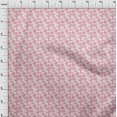 thumbnail image 4 of oneOone Polyester Spandex Light Pink Fabric Abstract Craft Projects Decor Fabric Printed By The Yard 56 Inch Wide, 4 of 4