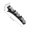 thumbnail image 2 of 2024 Exquisite Sparkling Floral Design Barrettes for Women Elegant Hair Clips, 2 of 3