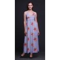 thumbnail image 4 of Bimba Robe Longue Chic à Imprimé Floral pour Femme, Style Bohème, Maxi d'Été, Tenue de Plage - Grand, 4 of 5