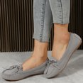 thumbnail image 1 of Cameland Chaussures Décontractées pour Femme, Mode, Confortables, Bout Rond, Talons Bas, Nœud, Couleur Unie, 1 of 6